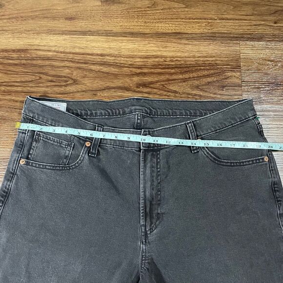 GAP 90s Loose Mid Rise Jeans Denim Jeans Cotton Black Women's Size 33 16R - Picture 4 of 8